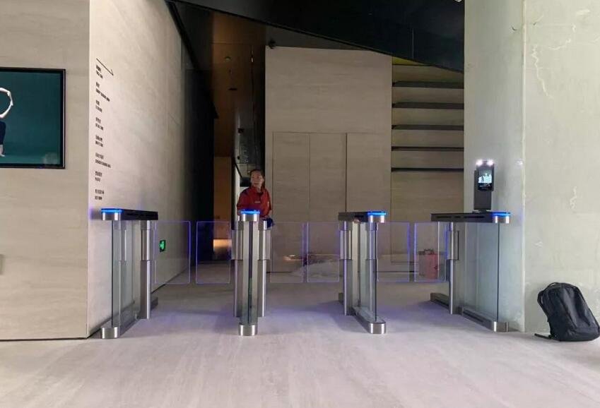 TJ ST602 Face Recognition Glass Speed Gates at Shenzhen Nanshan Qiaochengfang 1 1 TJ ST602 Face Recognition Glass Speed Gates at Shenzhen Nanshan Qiaochengfang 1 1